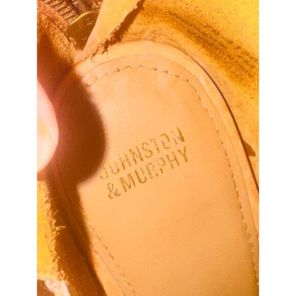 Johnston & Murphy Strappy Gladiator Wedge Sandals 7M Leather Tan Back Zipper - Picture 10 of 11